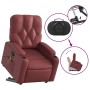 Reclining foot massage armchair in red dyed artificial leather by , Armchairs - Ref: Foro24-3204783, Price: 300,14 €, Discoun...