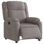 Electric reclining armchair in gray taupe fabric by , Armchairs - Ref: Foro24-3205186, Price: 254,64 €, Discount: %