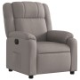 Electric reclining armchair in gray taupe fabric by , Armchairs - Ref: Foro24-3205186, Price: 254,64 €, Discount: %