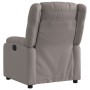 Electric reclining armchair in gray taupe fabric by , Armchairs - Ref: Foro24-3205186, Price: 254,64 €, Discount: %