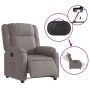 Electric reclining armchair in gray taupe fabric by , Armchairs - Ref: Foro24-3205186, Price: 254,64 €, Discount: %