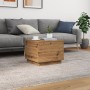 Artisan oak coffee table with LED lights 50x50x40 cm by , Coffee table - Ref: Foro24-857721, Price: 66,08 €, Discount: %