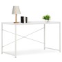 White computer desk 120x60x70 cm by , Desks - Ref: Foro24-20258, Price: 78,15 €, Discount: %