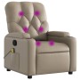 Reclining massage armchair in synthetic leather, cappuccino color. by , Armchairs - Ref: Foro24-372516, Price: 250,86 €, Disc...