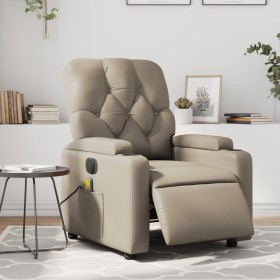 Electric leather massage recliner