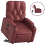 Sillón elevable eléctrico cuero artificial rojo tinto de , Sillones - Ref: Foro24-3204790, Precio: 318,64 €, Descuento: %