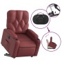 Electric lift chair in artificial red wine leather by , Armchairs - Ref: Foro24-3204790, Price: 318,64 €, Discount: %