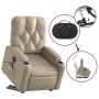 Reclining electric massage chair in synthetic cappuccino leather by , Armchairs - Ref: Foro24-3204799, Price: 339,90 €, Disco...