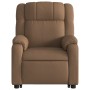 Electric reclining and lift fabric armchair in brown. by , Armchairs - Ref: Foro24-3205230, Price: 314,45 €, Discount: %