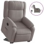 Sillón eléctrico reclinable elevable de tela gris taupe de , Sillones - Ref: Foro24-3205234, Precio: 314,78 €, Descuento: %