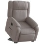 Sillón eléctrico reclinable elevable de tela gris taupe de , Sillones - Ref: Foro24-3205234, Precio: 314,78 €, Descuento: %