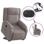 Sillón eléctrico reclinable elevable de tela gris taupe de , Sillones - Ref: Foro24-3205234, Precio: 314,78 €, Descuento: %