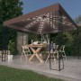 Garden gazebo tent with 3x3 m taupe LED light strip by , Tents and gazebos - Ref: Foro24-3070324, Price: 271,96 €, Discount: %