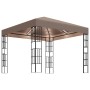 Garden gazebo tent with 3x3 m taupe LED light strip by , Tents and gazebos - Ref: Foro24-3070324, Price: 271,96 €, Discount: %