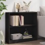 Black plywood bookshelf 80x24x75 cm by , Bookcases and shelves - Ref: Foro24-800892, Price: 59,53 €, Discount: %