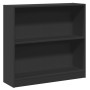 Black plywood bookshelf 80x24x75 cm by , Bookcases and shelves - Ref: Foro24-800892, Price: 59,53 €, Discount: %