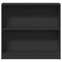 Estantería de madera contrachapada negro 80x24x75 cm de , Librerías y estanterías - Ref: Foro24-800892, Precio: 59,53 €, Desc...