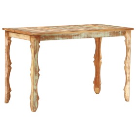 Solid recycled wood dining table 120x60x76 cm by , Kitchen and dining tables - Ref: Foro24-286488, Price: 236,48 €, Discount: %