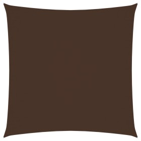 Square brown Oxford fabric sail shade 6x6 m by vidaXL, Umbrellas - Ref: Foro24-135802, Price: 101,99 €, Discount: %