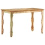 Solid recycled wood dining table 120x60x76 cm by , Kitchen and dining tables - Ref: Foro24-286488, Price: 234,30 €, Discount: %