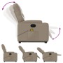 Massage-Sessel mit Fußstütze, Kunstleder in Capuccino-Farbe. von , Sessel - Ref: Foro24-3204785, Preis: 300,14 €, Rabatt: %