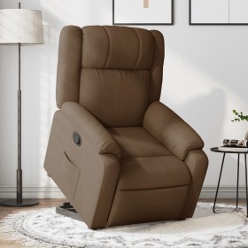 Brown fabric reclining and lift chair by , Armchairs - Ref: Foro24-3205206, Price: 274,97 €, Discount: %