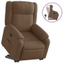 Sillón reclinable elevable de tela marrón de , Sillones - Ref: Foro24-3205206, Precio: 274,42 €, Descuento: %