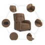 Sillón reclinable elevable de tela marrón de , Sillones - Ref: Foro24-3205206, Precio: 274,42 €, Descuento: %