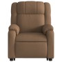 Sillón reclinable elevable de tela marrón de , Sillones - Ref: Foro24-3205206, Precio: 274,42 €, Descuento: %