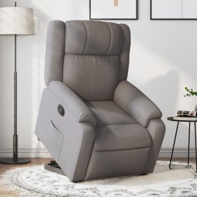 Reclining and elevating armchair in gray taupe fabric. by , Armchairs - Ref: Foro24-3205210, Price: 274,97 €, Discount: %