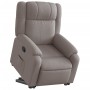 Reclining and elevating armchair in gray taupe fabric. by , Armchairs - Ref: Foro24-3205210, Price: 274,42 €, Discount: %