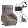 Reclining and elevating armchair in gray taupe fabric. by , Armchairs - Ref: Foro24-3205210, Price: 274,42 €, Discount: %