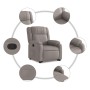 Reclining and elevating armchair in gray taupe fabric. by , Armchairs - Ref: Foro24-3205210, Price: 274,42 €, Discount: %