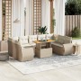 Garden sofa set with beige cushions, 10 pieces, synthetic rattan by , Garden sets - Ref: Foro24-3272339, Price: 851,97 €, Dis...