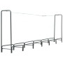 Anthracite grey steel firewood rack 360x35x120 cm by , Firewood bags and holders - Ref: Foro24-286292, Price: 91,85 €, Discou...