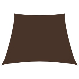 Trapezoidal brown Oxford fabric sail awning 4/5x4 m by vidaXL, Umbrellas - Ref: Foro24-135849, Price: 61,77 €, Discount: %