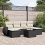 7-piece garden dining set with black synthetic rattan cushions by , Garden sets - Ref: Foro24-3254063, Price: 443,86 €, Disco...