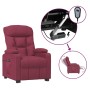 Sillón reclinable eléctrico tela rojo tinto de , Sillones - Ref: Foro24-3098818, Precio: 232,56 €, Descuento: %