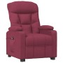 Sillón reclinable eléctrico tela rojo tinto de , Sillones - Ref: Foro24-3098818, Precio: 232,56 €, Descuento: %