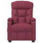 Sillón reclinable eléctrico tela rojo tinto de , Sillones - Ref: Foro24-3098818, Precio: 232,56 €, Descuento: %