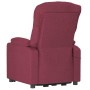 Sillón reclinable eléctrico tela rojo tinto de , Sillones - Ref: Foro24-3098818, Precio: 232,56 €, Descuento: %