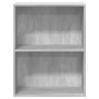 Estantería 2 niveles contrachapada gris hormigón 60x30x76,5cm de , Librerías y estanterías - Ref: Foro24-800967, Precio: 61,1...