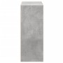 2-level gray concrete plywood shelf 60x30x76.5cm by , Bookcases and shelves - Ref: Foro24-800967, Price: 54,50 €, Discount: %