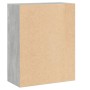 2-level gray concrete plywood shelf 60x30x76.5cm by , Bookcases and shelves - Ref: Foro24-800967, Price: 54,50 €, Discount: %