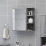 Armario y espejo baño contrachapada gris Sonoma 62,5x20,5x64 cm de , Tocadores de baño - Ref: Foro24-826352, Precio: 63,14 €,...