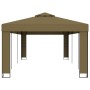 Gazebo with double taupe gray roof 3x6 m 180 g/m² by , Tents and gazebos - Ref: Foro24-312219, Price: 338,44 €, Discount: %