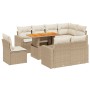 9-piece garden sofa set with beige synthetic rattan cushions by , Garden sets - Ref: Foro24-3271408, Price: 765,52 €, Discoun...