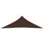 Toldo de vela triangular tela Oxford marrón 5x5x6 m de vidaXL, Sombrillas - Ref: Foro24-135843, Precio: 42,24 €, Descuento: %