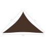 Toldo de vela triangular tela Oxford marrón 5x5x6 m de vidaXL, Sombrillas - Ref: Foro24-135843, Precio: 42,24 €, Descuento: %