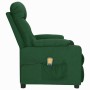 Sillón de masaje de tela verde oscuro de , Sillones de masaje eléctricos - Ref: Foro24-339098, Precio: 260,74 €, Descuento: %